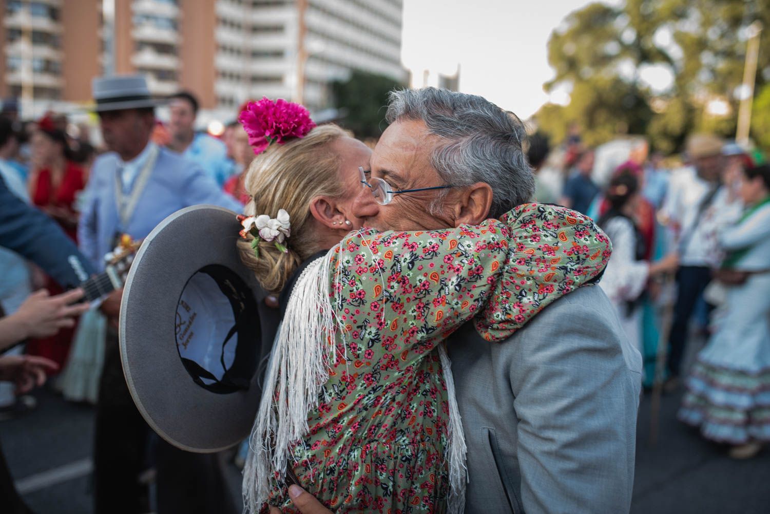 Llegada de la Hermandad del Rocío de Sevilla.