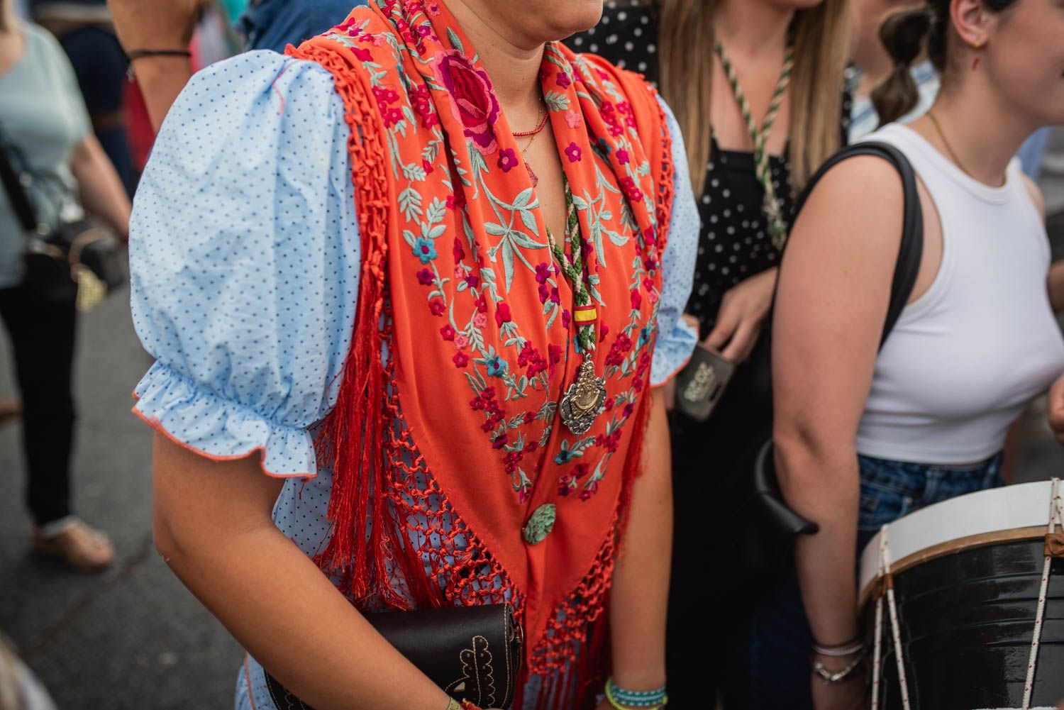 Llegada de la Hermandad del Rocío de Sevilla.