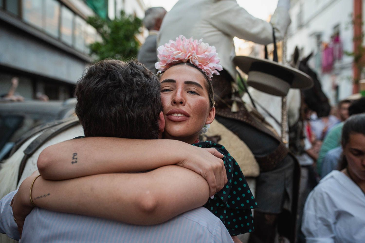 Llegada a Sevilla de la Hermandad de Triana.