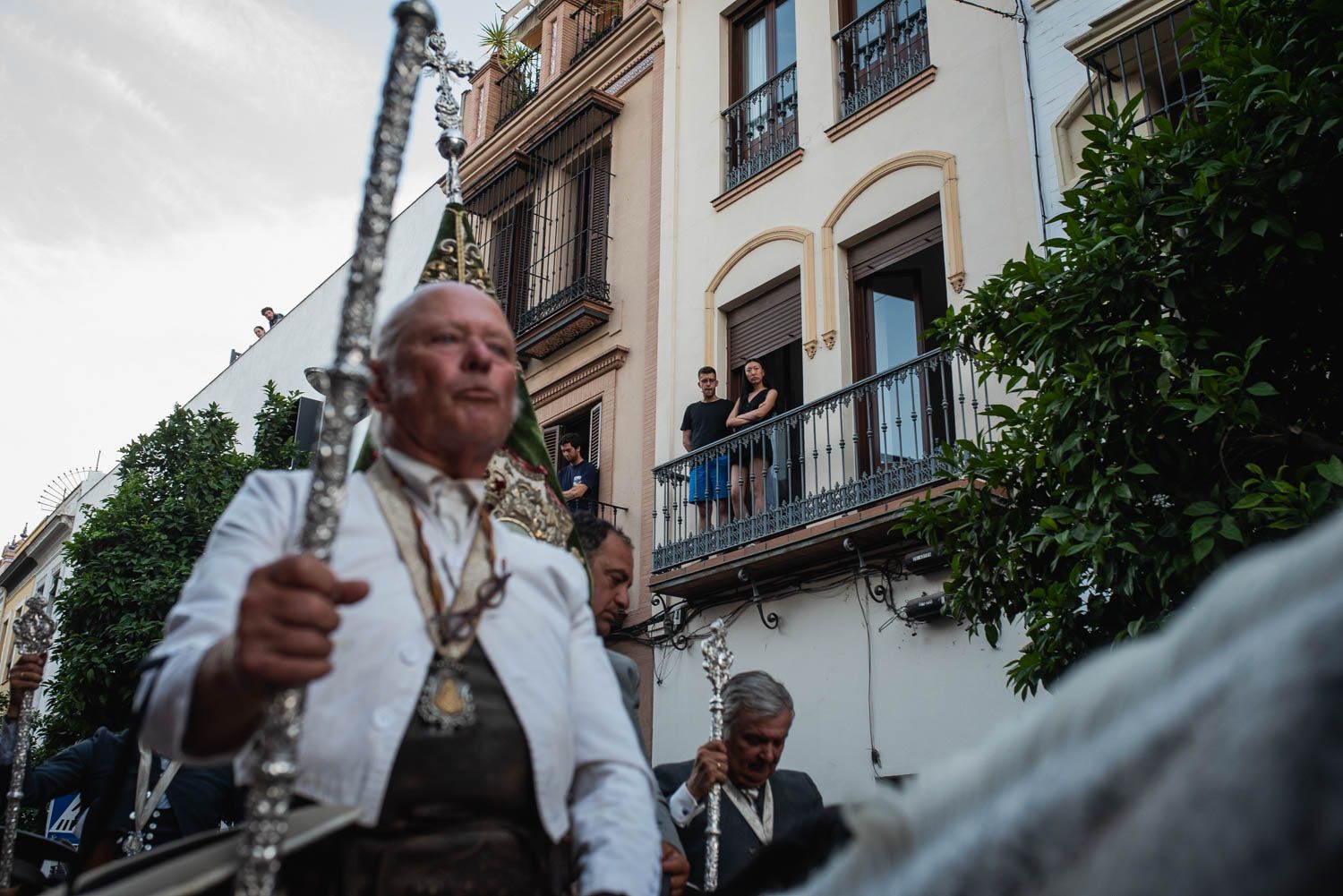 Llegada a Sevilla de la Hermandad de Triana.
