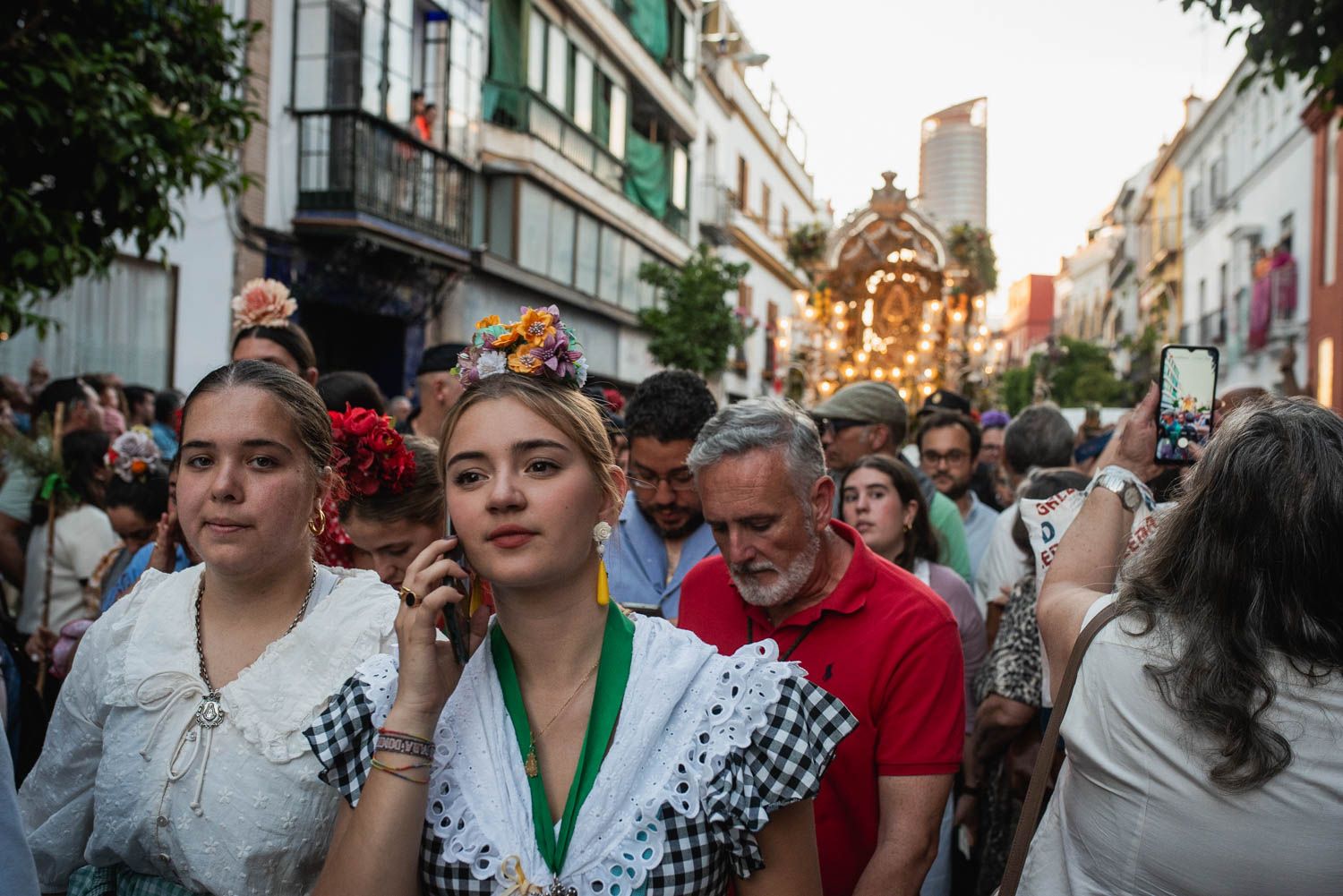Llegada a Sevilla de la Hermandad de Triana.
