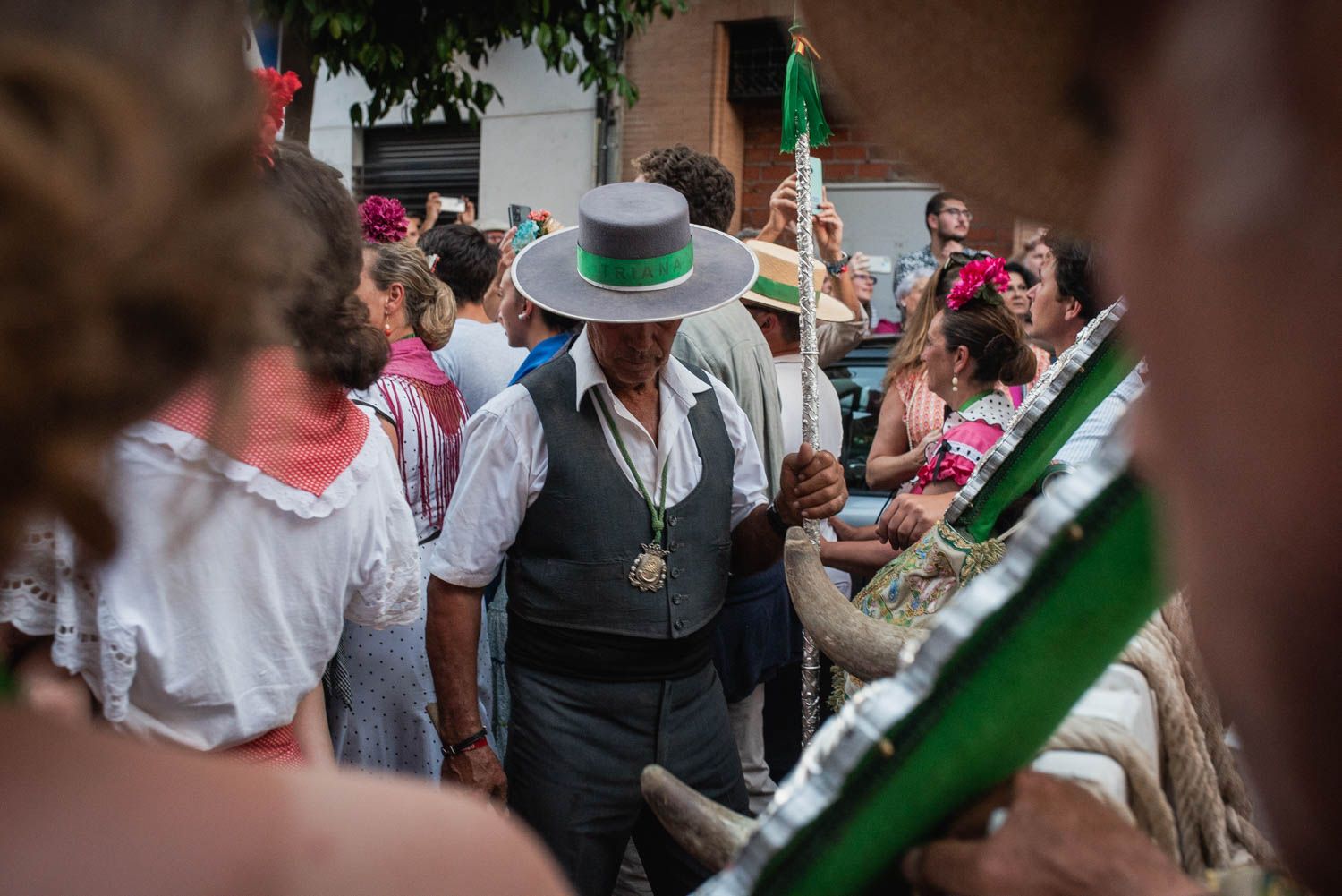 Llegada a Sevilla de la Hermandad de Triana.