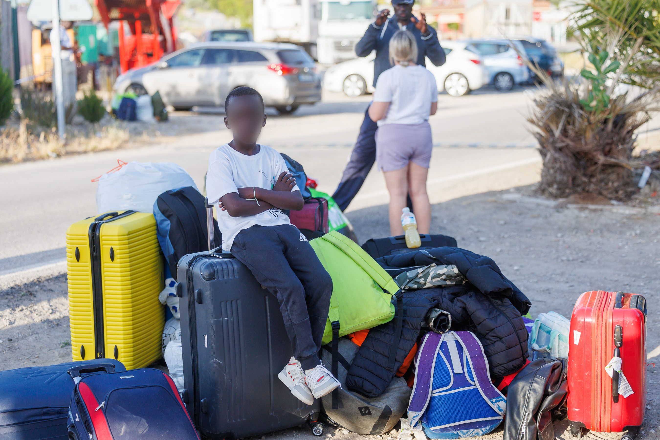 Un menor migrante, en una imagen de archivo.