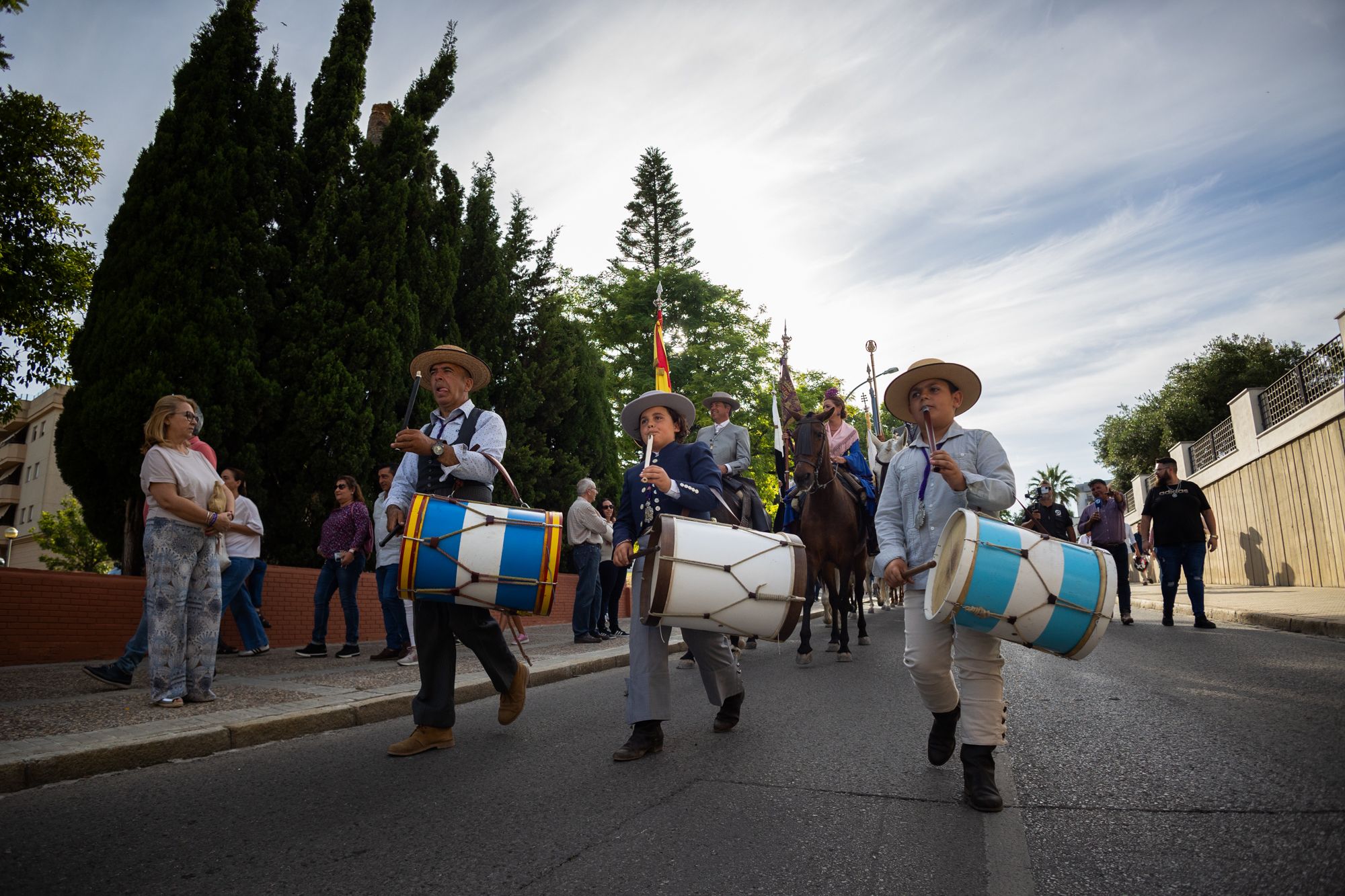 Así ha sido la llegada de la hermandad del Rocío a Jerez