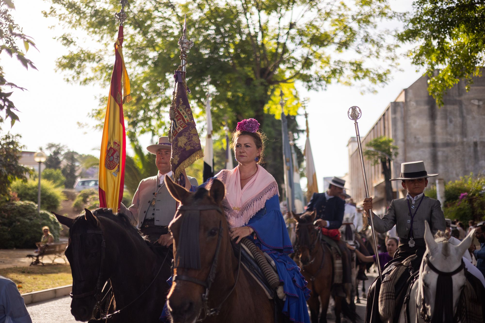 Así ha sido la llegada de la hermandad del Rocío a Jerez