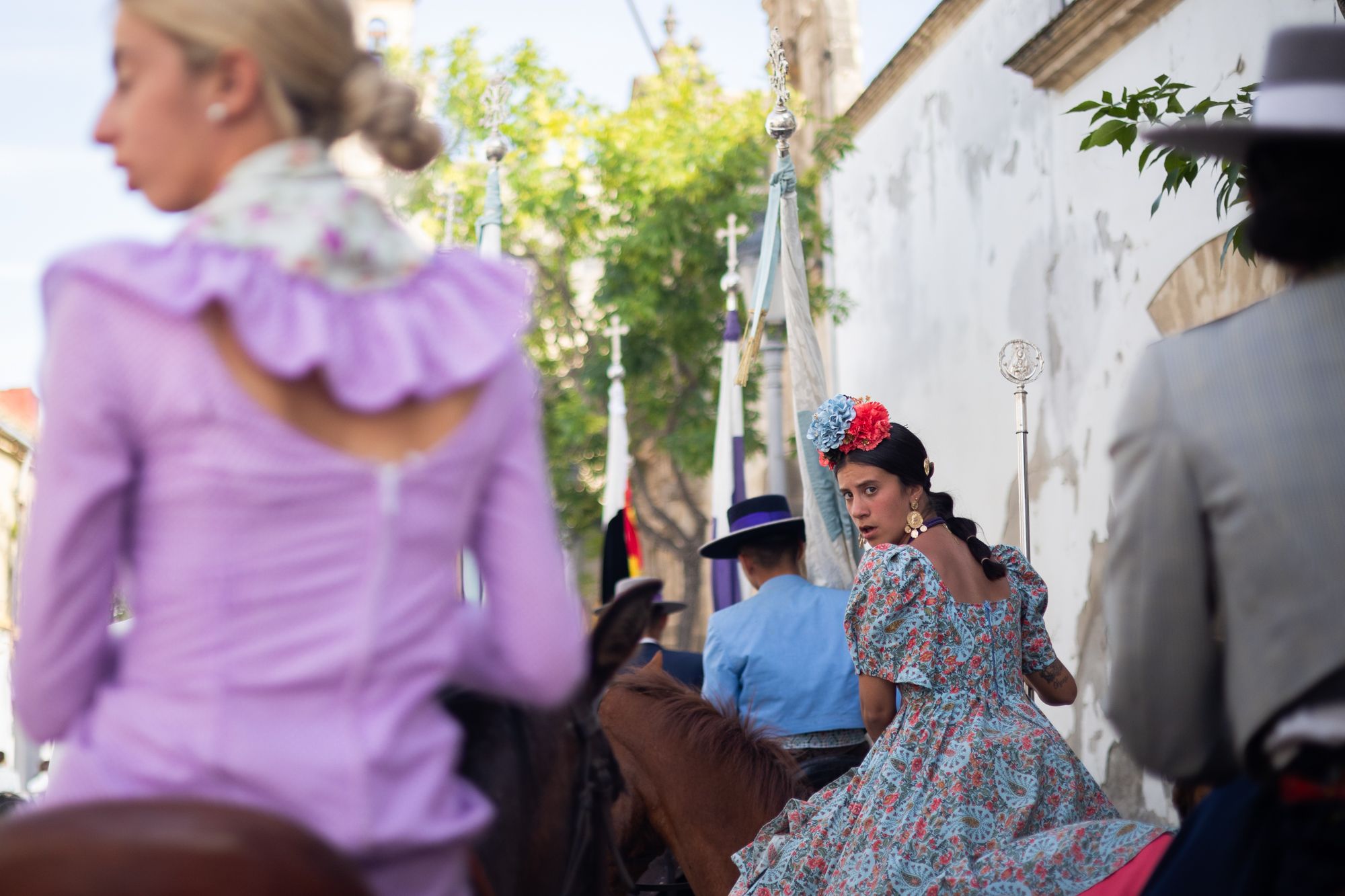 Así ha sido la llegada de la hermandad del Rocío a Jerez