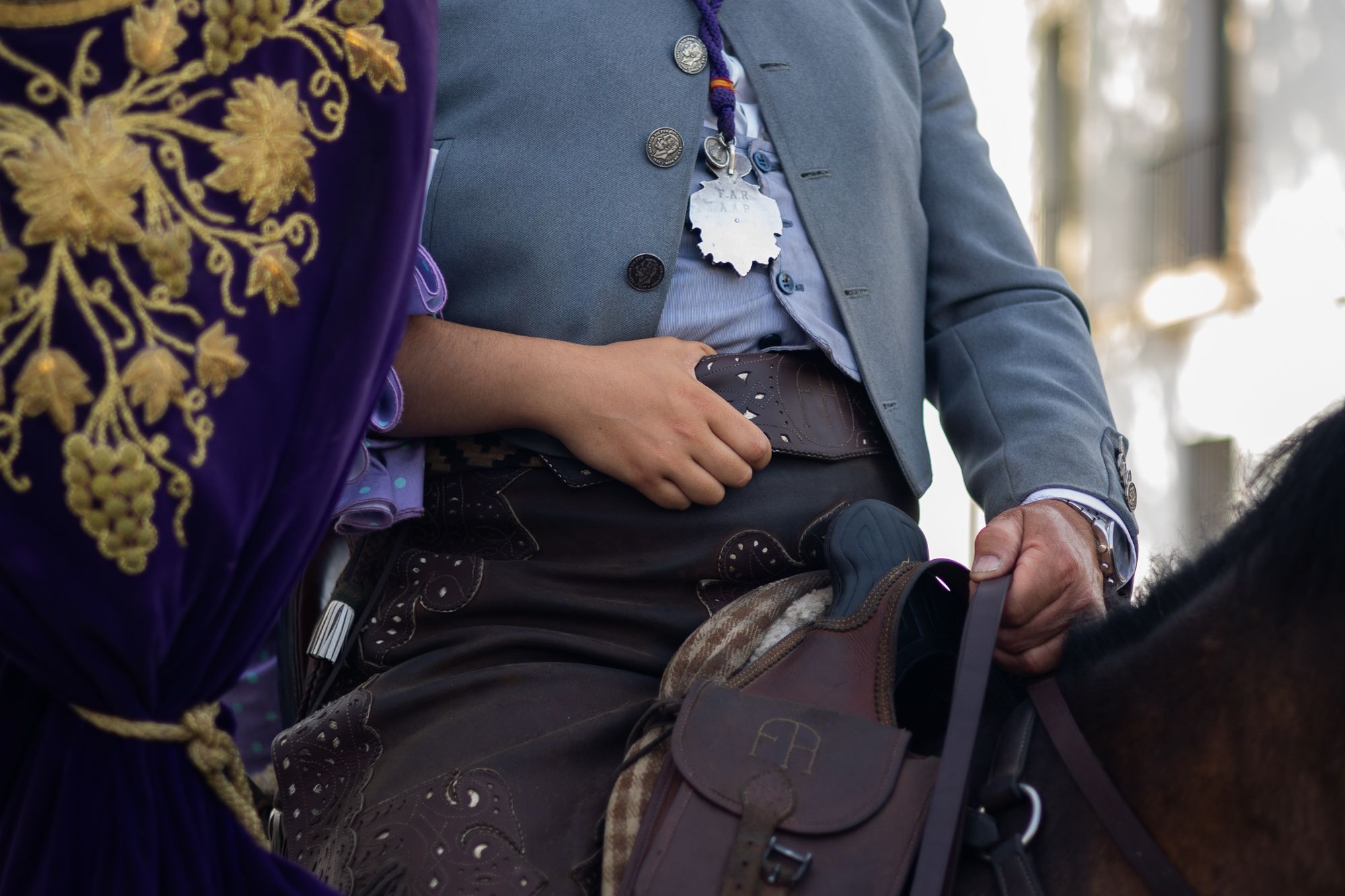 Así ha sido la llegada de la hermandad del Rocío a Jerez