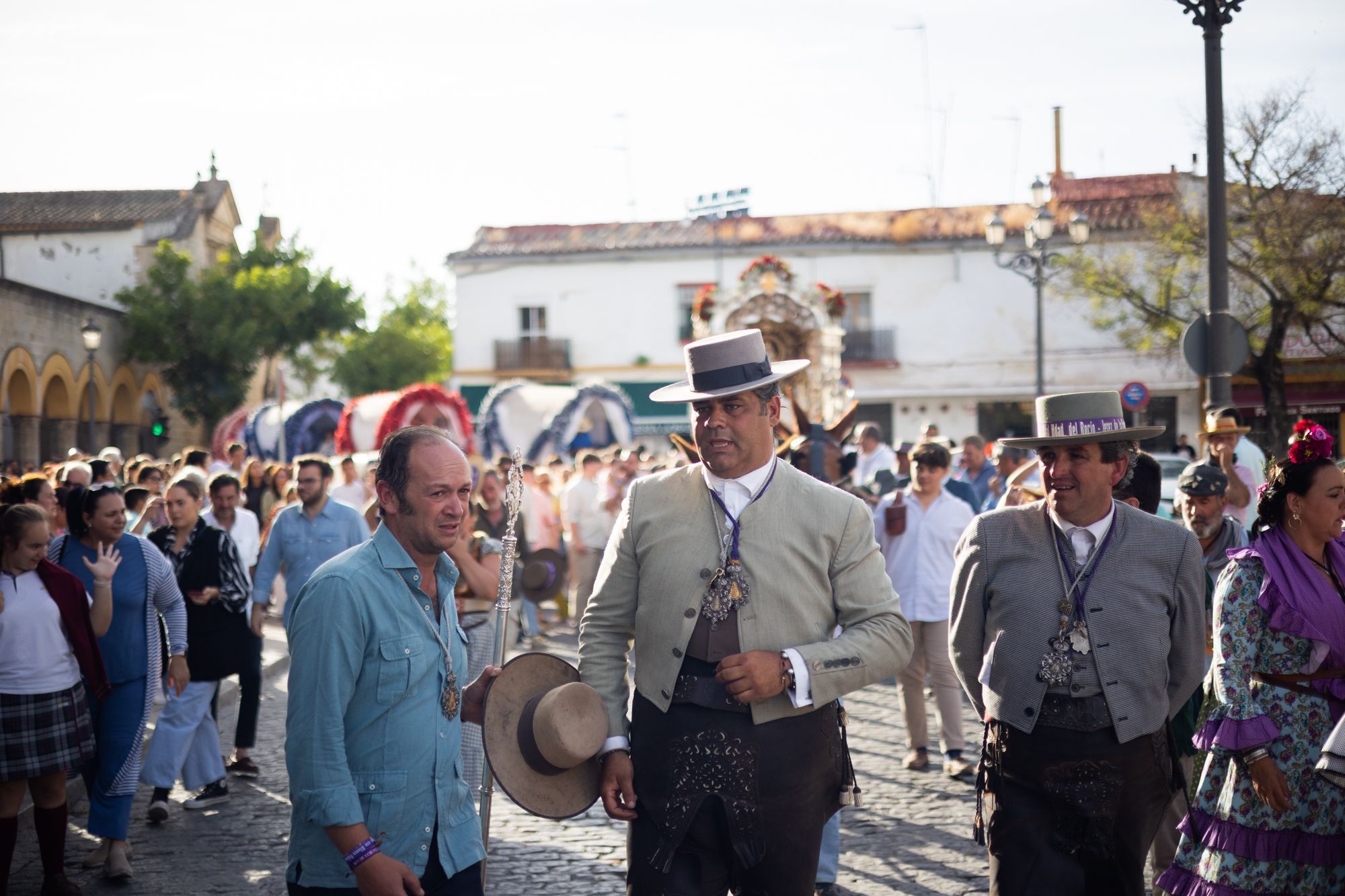 Así ha sido la llegada de la hermandad del Rocío a Jerez