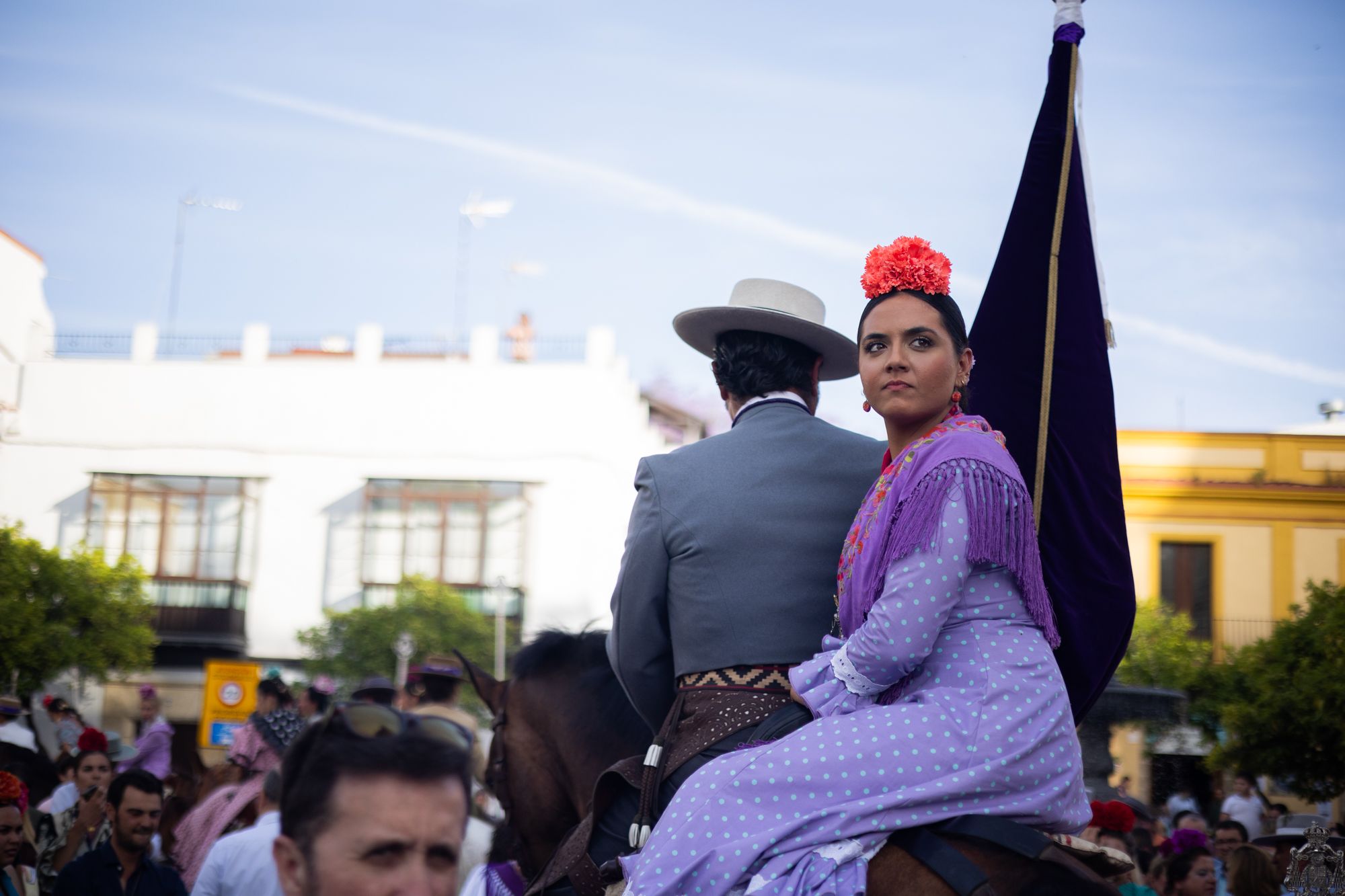 Así ha sido la llegada de la hermandad del Rocío a Jerez