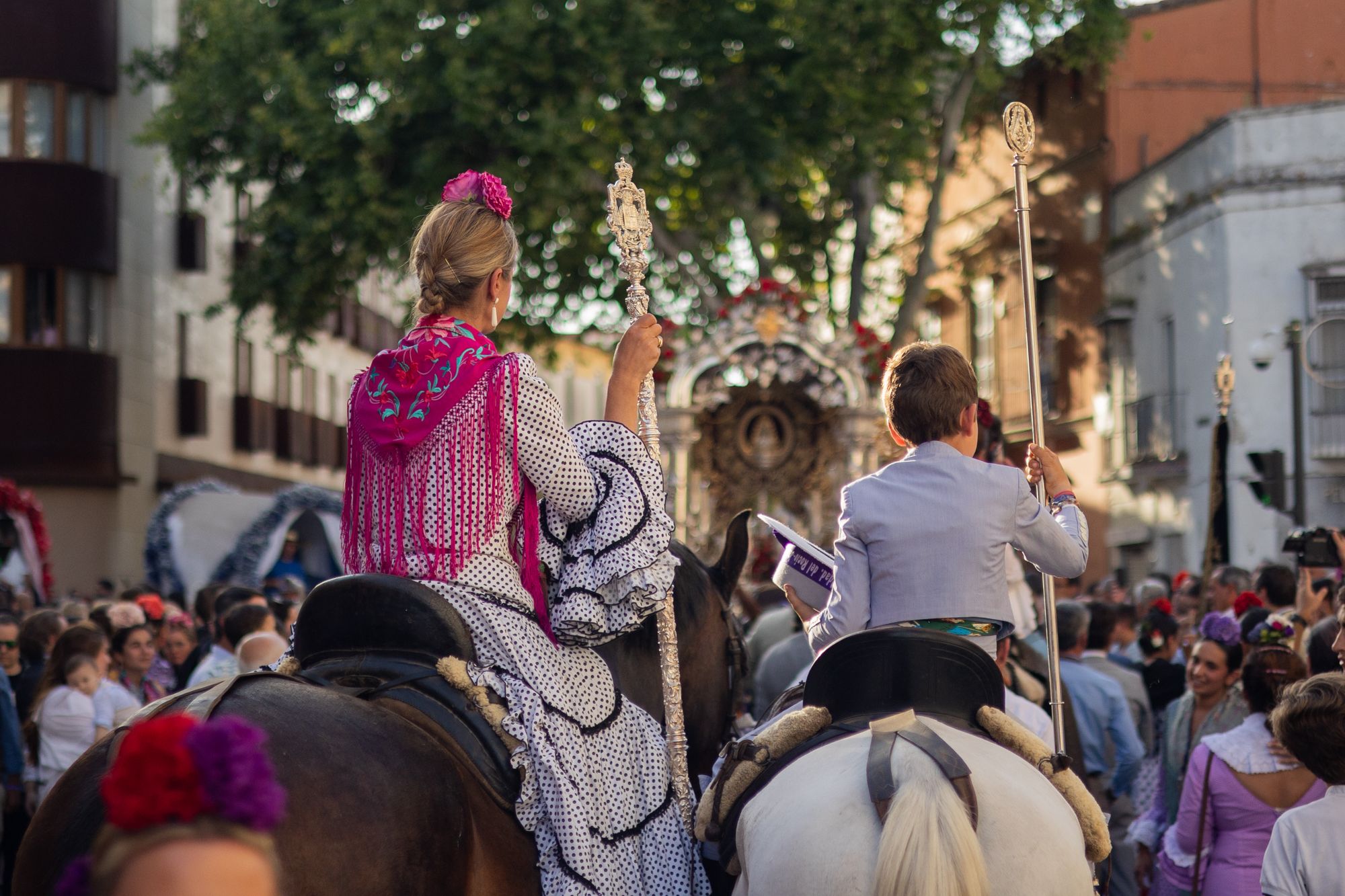 Así ha sido la llegada de la hermandad del Rocío a Jerez