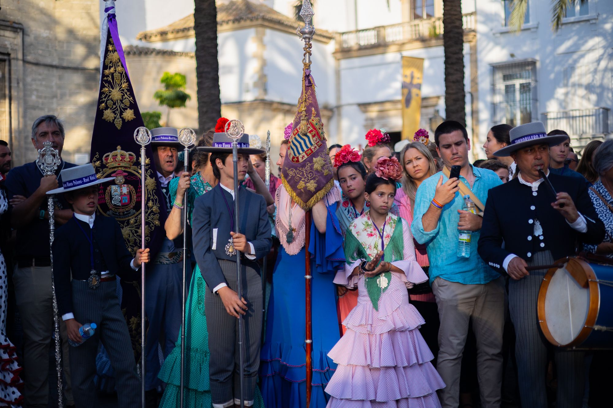 Así ha sido la llegada de la hermandad del Rocío a Jerez