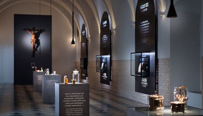 Zona destinada a museo del antiguo Hospital de la Resurrección.