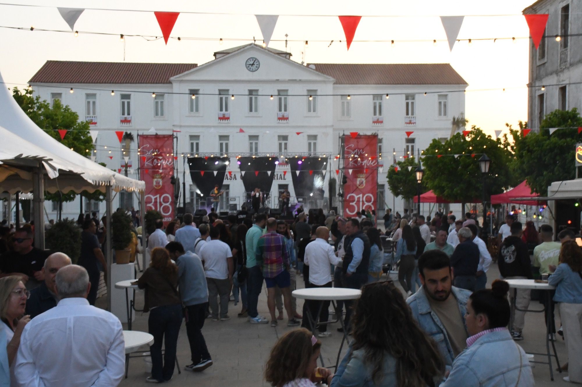Una imagen de las celebraciones de este viernes en San Roque, publicada por el Ayuntamiento.