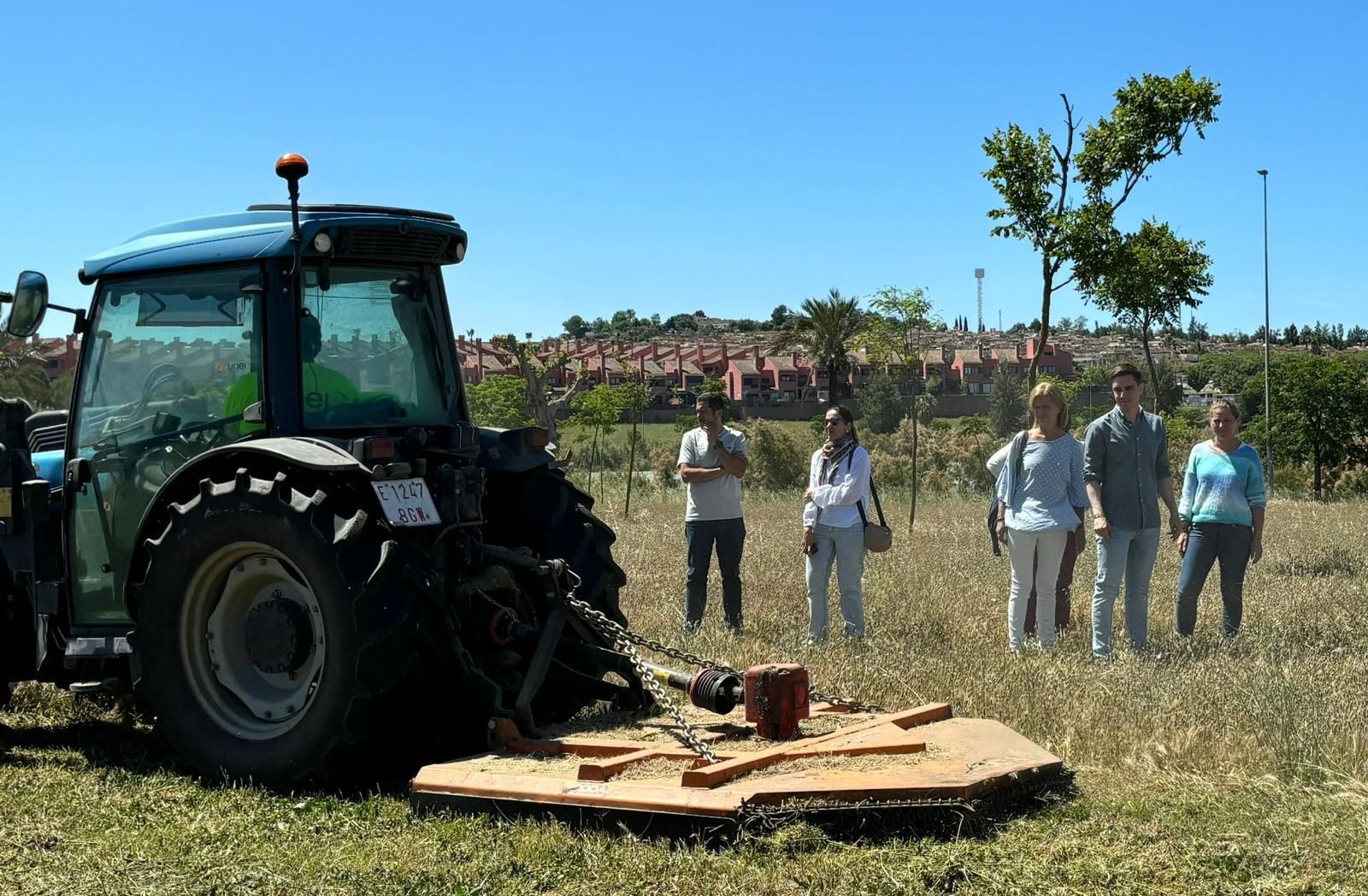 Visita técnica de los representantes del Ayuntamiento de Jerez a las actuaciones de mejora.