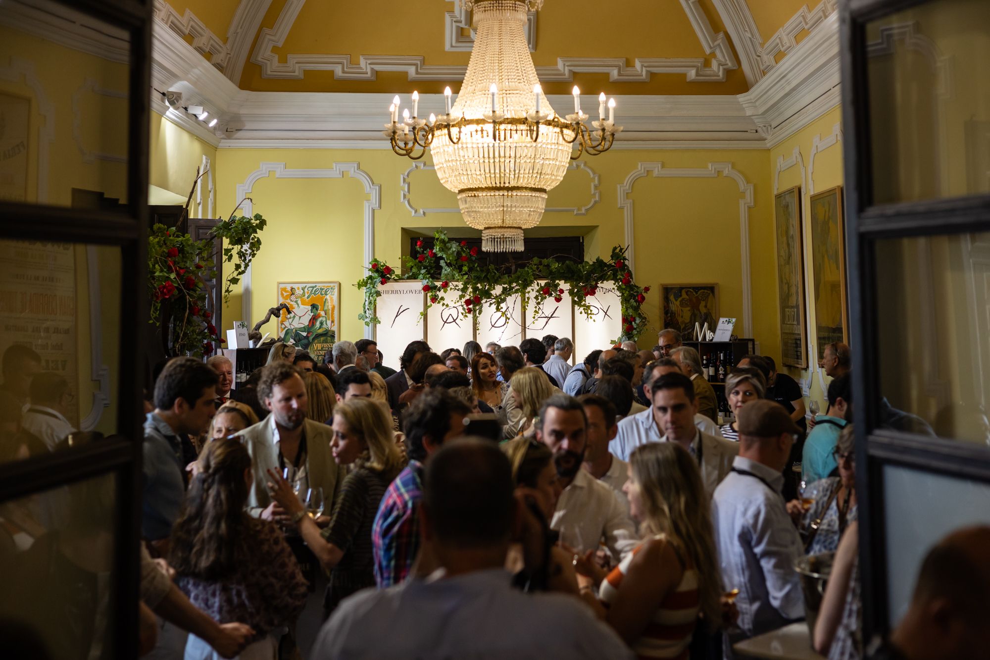 Lleno el espacio que ocupa el Consejo Regulador del Jerez en Vinoble.