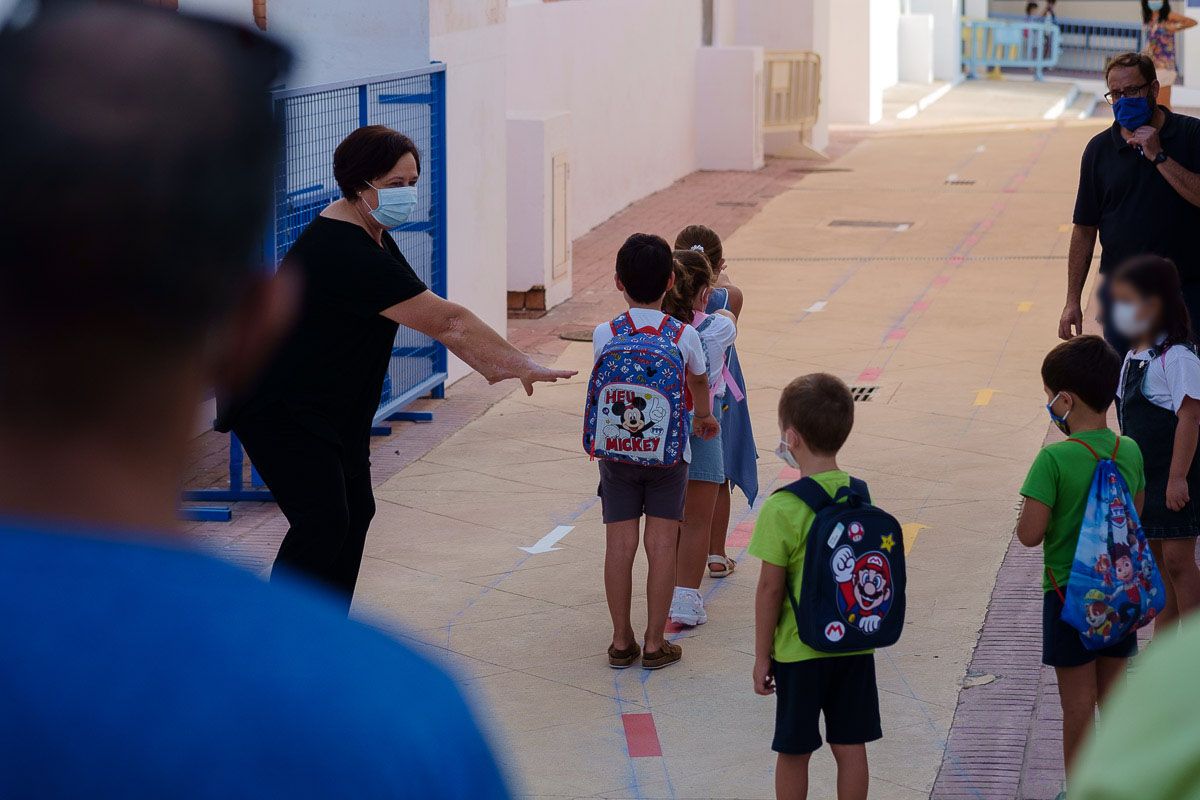 El covid dispara el absentismo escolar en Andalucía.