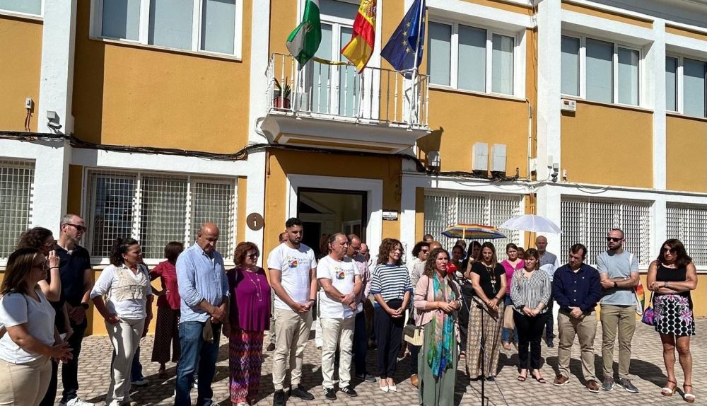 Un momento del acto en Villamartín.