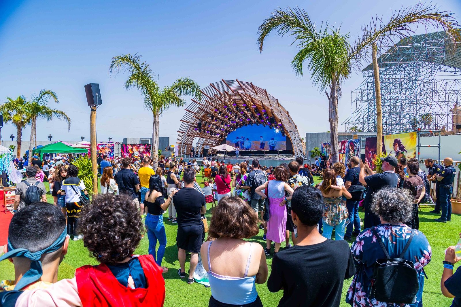 Ambiente en el Manga World en las instalaciones de Bahía Sur.