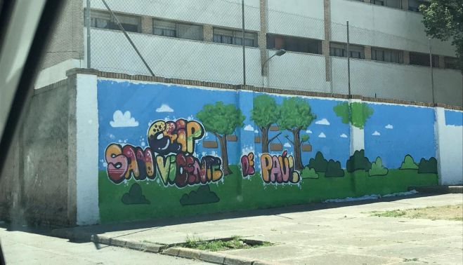 Una de las fachadas del centro.