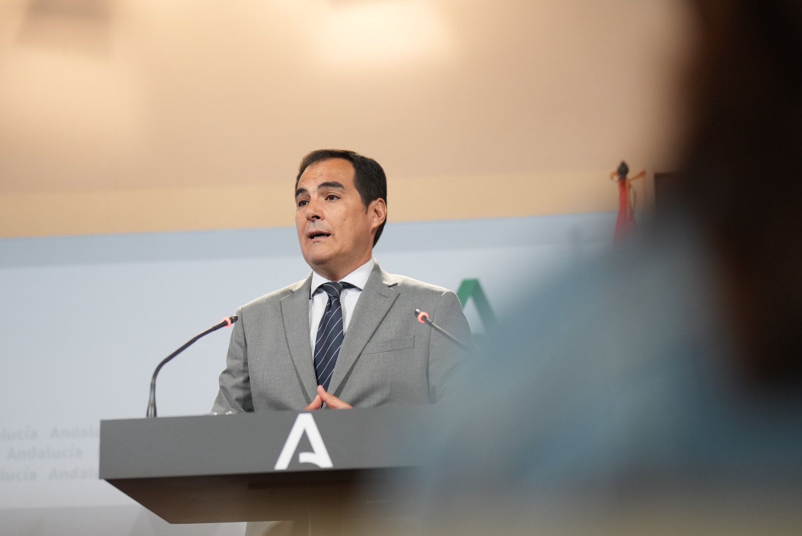 José Antonio Nieto, consejero de Justicia, Administración Local y Función Pública de la Junta de Andalucía.