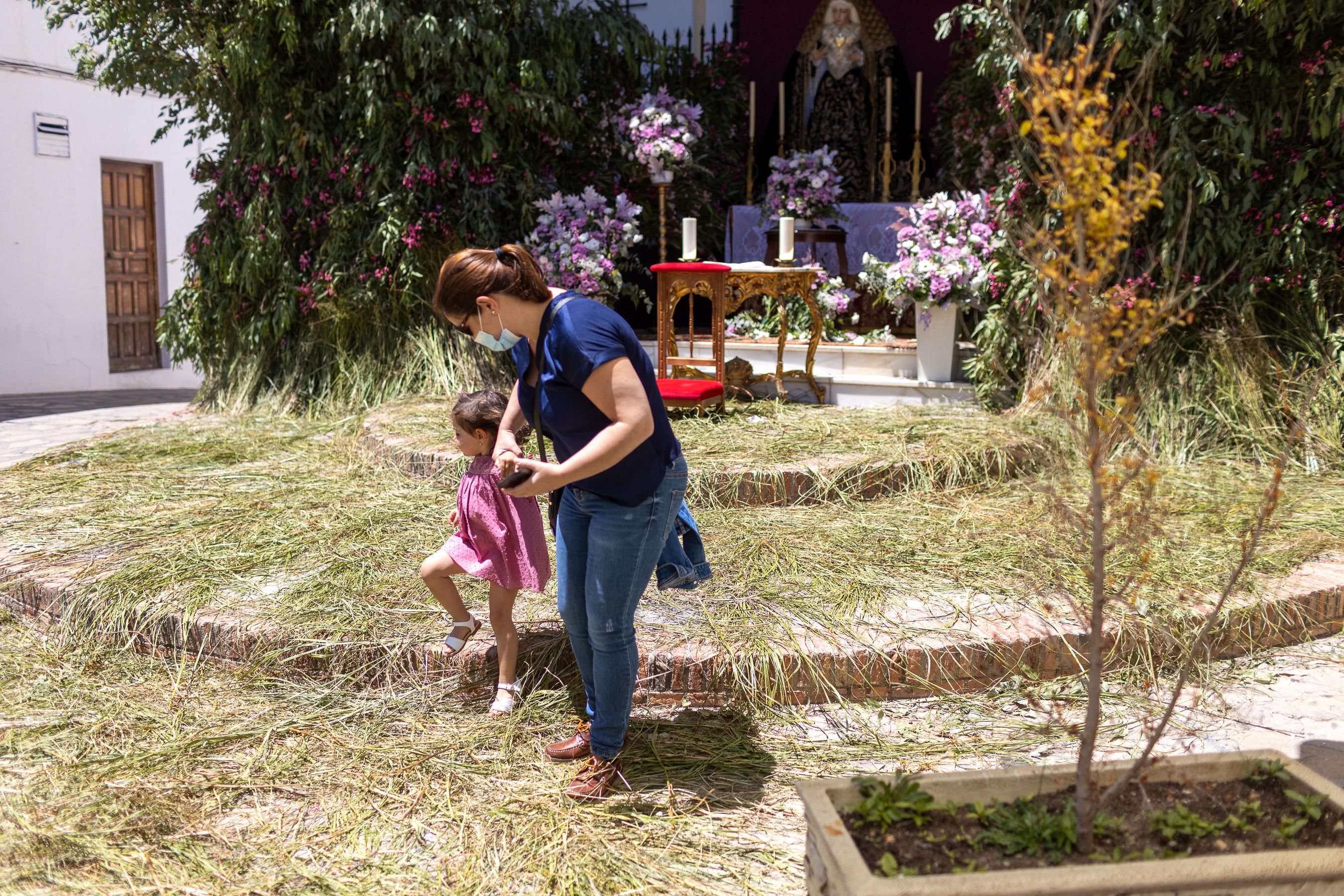 El Corpus de Zahara de la Sierra, de Interés Turístico Nacional, uno de los más antiguos de España.