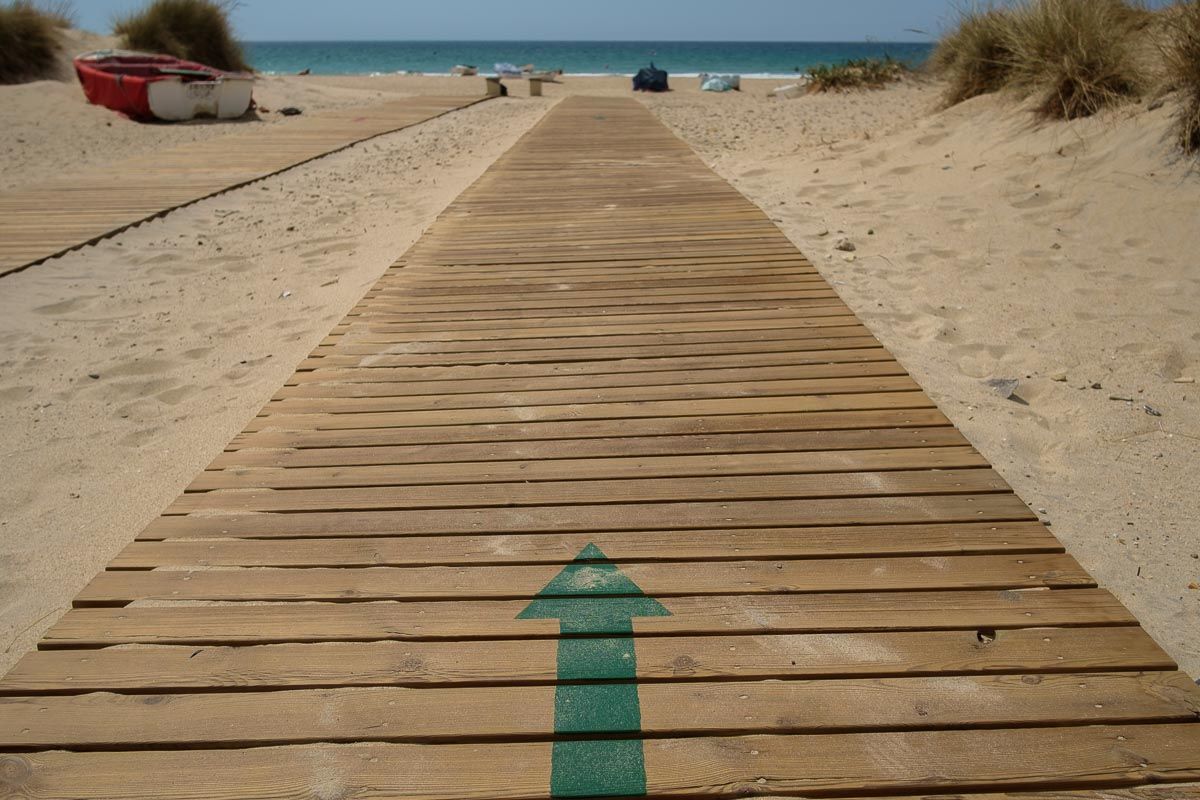 Una playa andaluza, en puertas de la temporada alta de turismo.