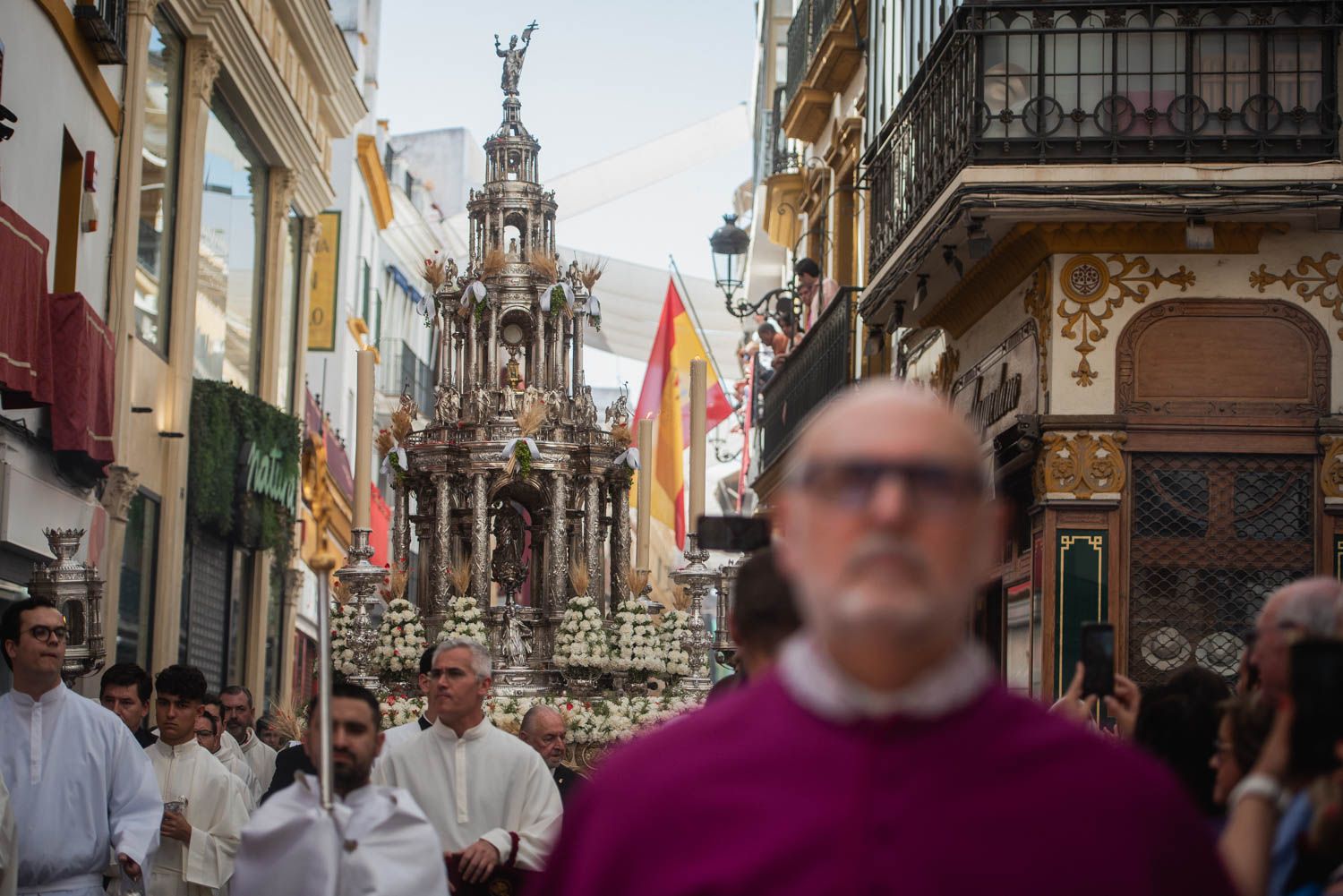 Procesión del Corpus en Sevilla el pasado año.