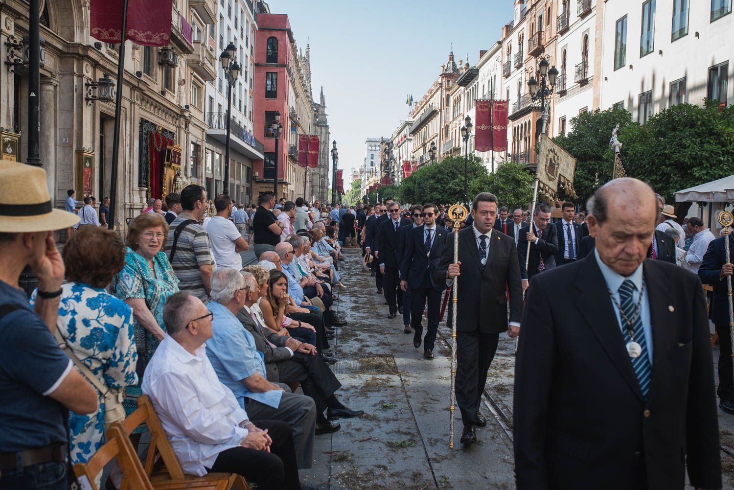 Cortejo del Corpus 2024 en Sevilla,