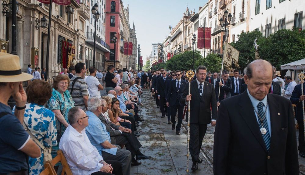 Cortejo del Corpus 2024 en Sevilla,