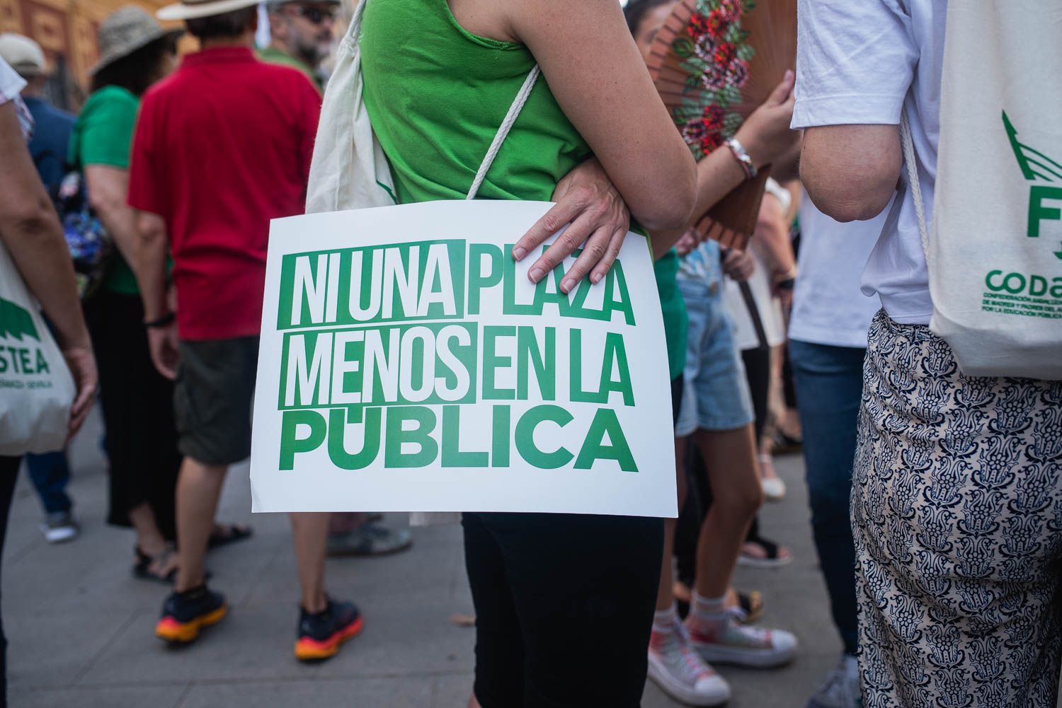 La manifestación de Sevilla por los servicios públicos, en imágenes