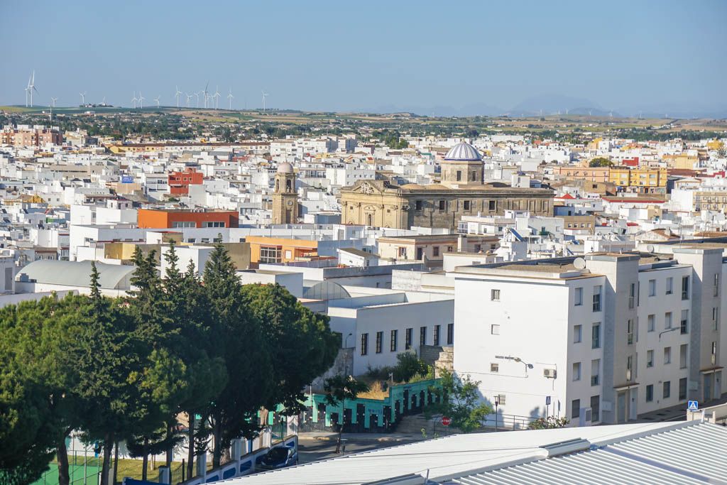 Vista general de Chiclana, donde ha tenido lugar el suceso. 