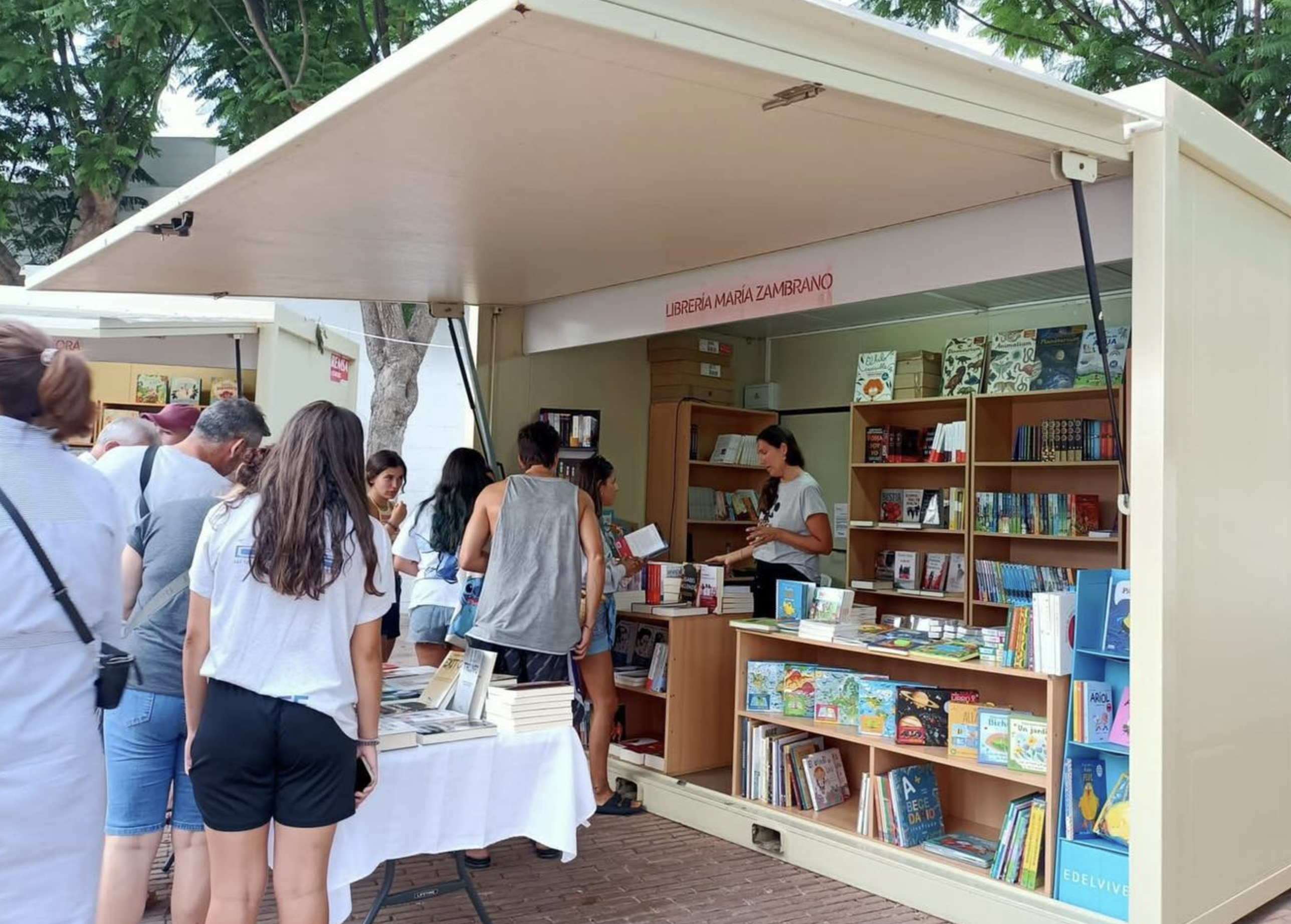 La Feria del libro de Conil en una edición pasada.