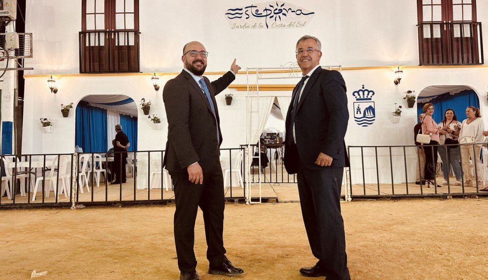 Caseta dedicada a Estepona en El Puerto.