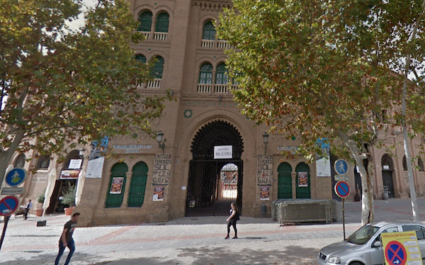 La plaza de toros de Granada, en una imagen de Google Maps.