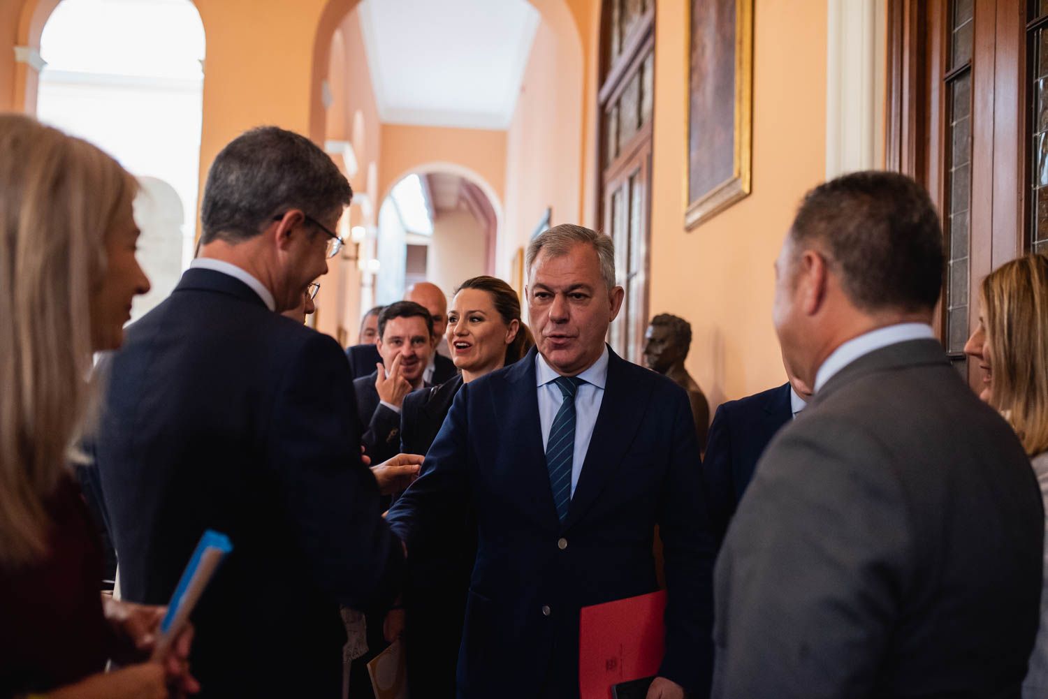 José Luis Sanz, el pasado viernes, durante la moción de confianza.