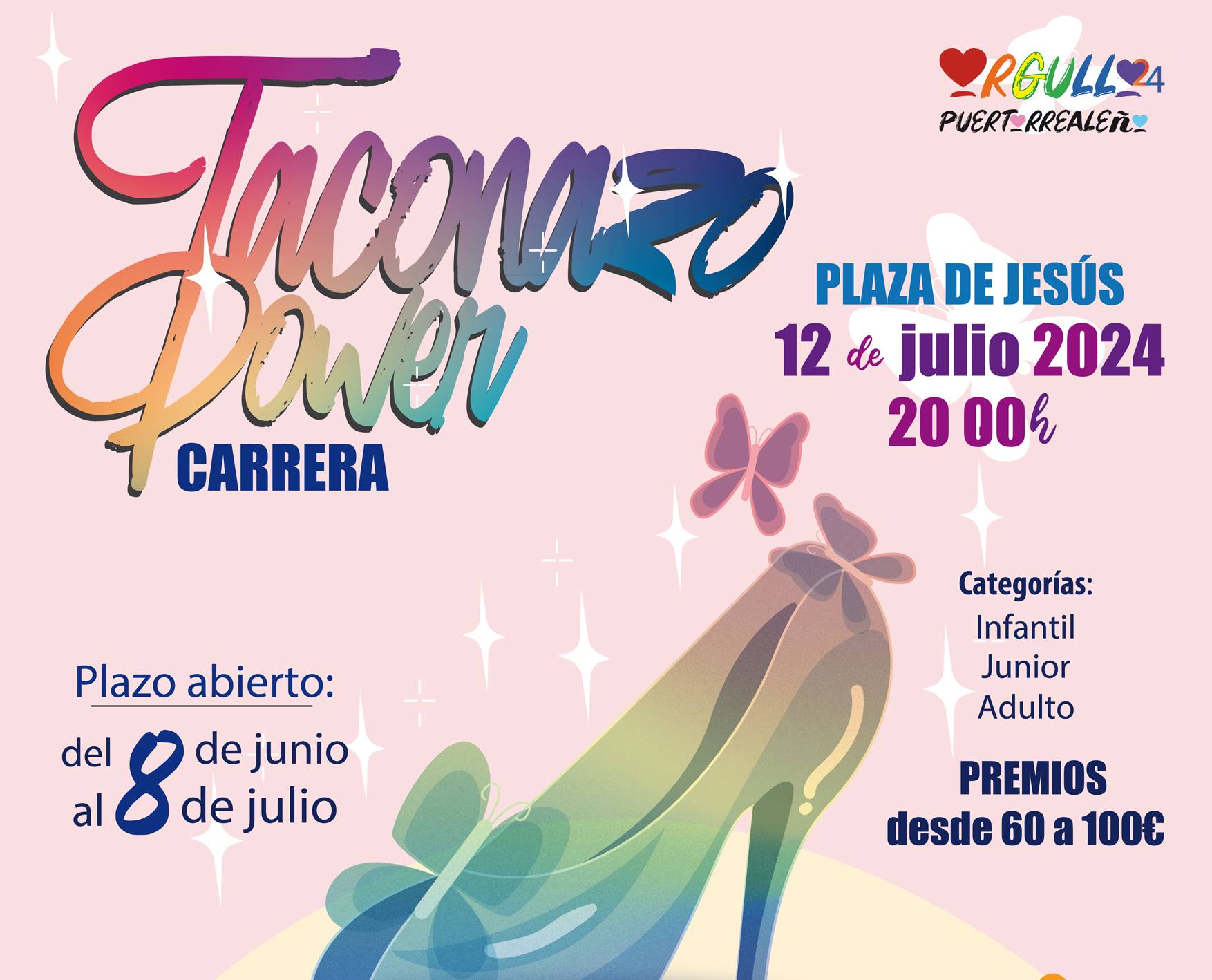 Cartel de 'Taconazo Power', que tendrá lugar en Puerto Real en el marco del Orgullo 2024.