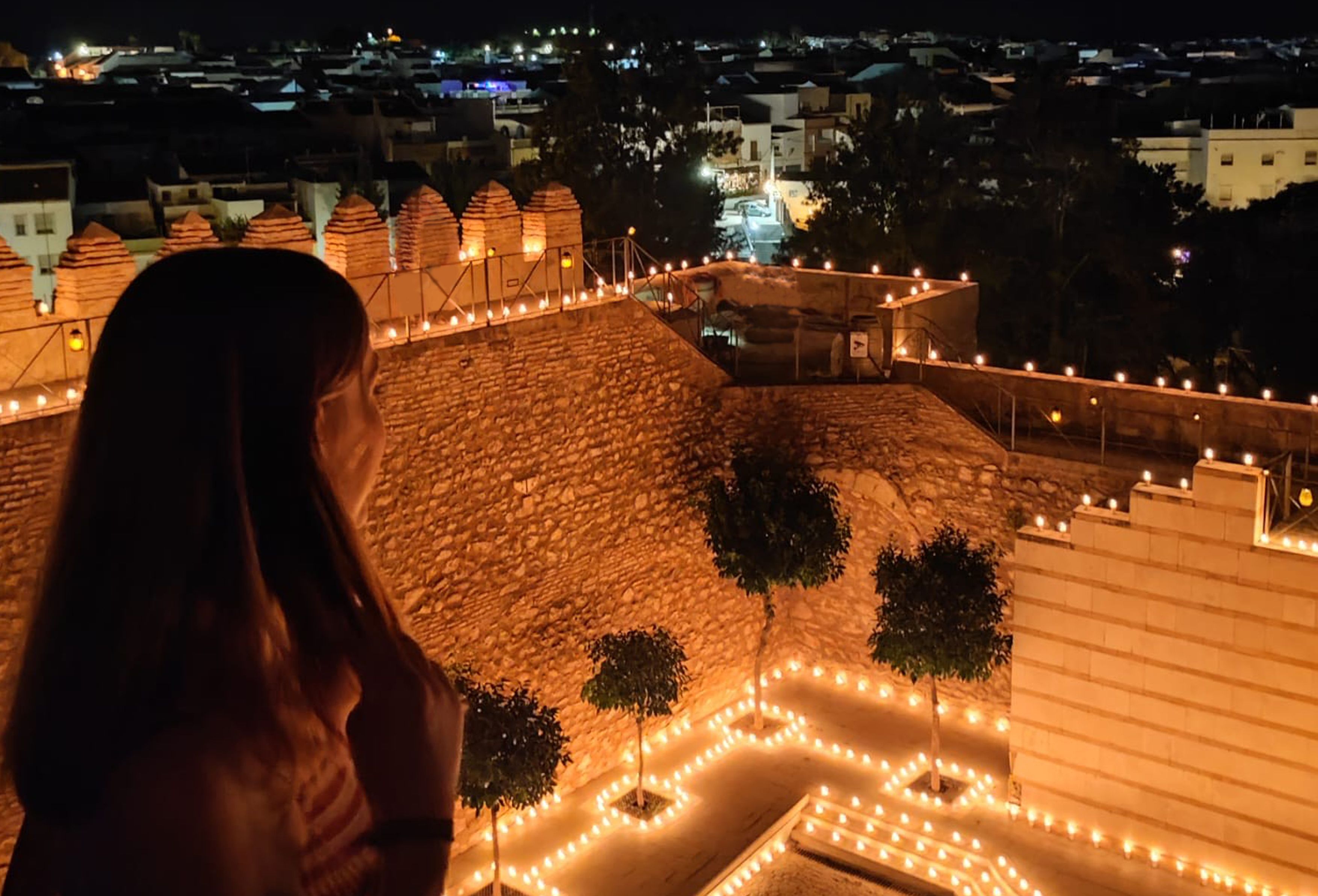 La Noche de las Velas de El Coronil, en la pasada edición.