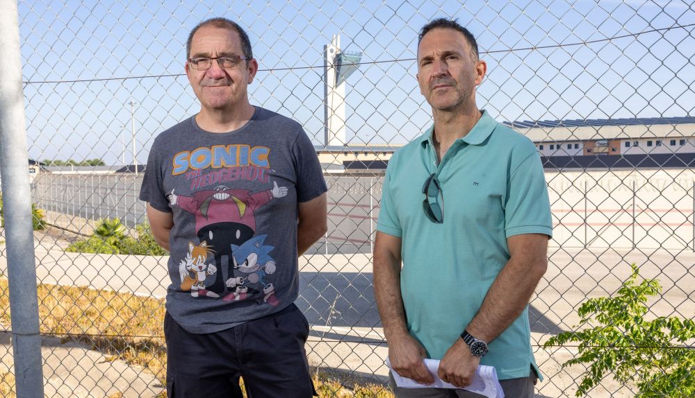 Los delegados sindicales de CSIF, en Puerto III.