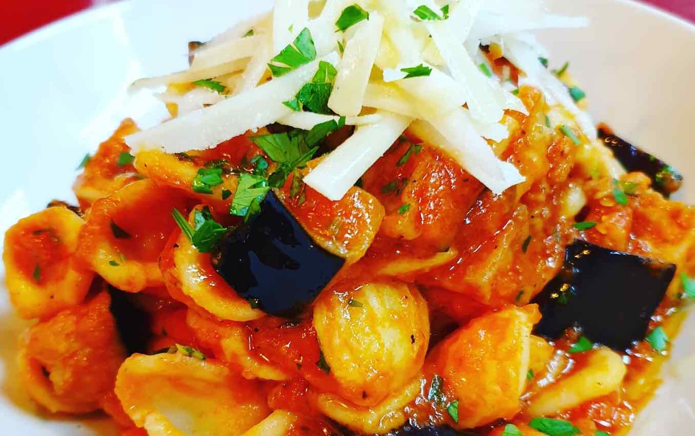 Un plato de pasta de La Saletta, en Madrid.