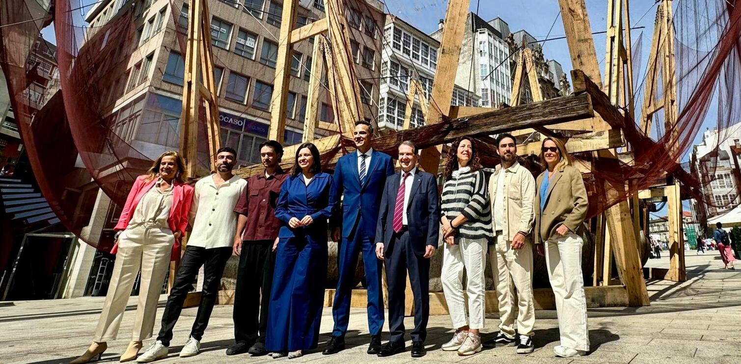 Imagen del acto de inauguración en la ciudad de Vigo.