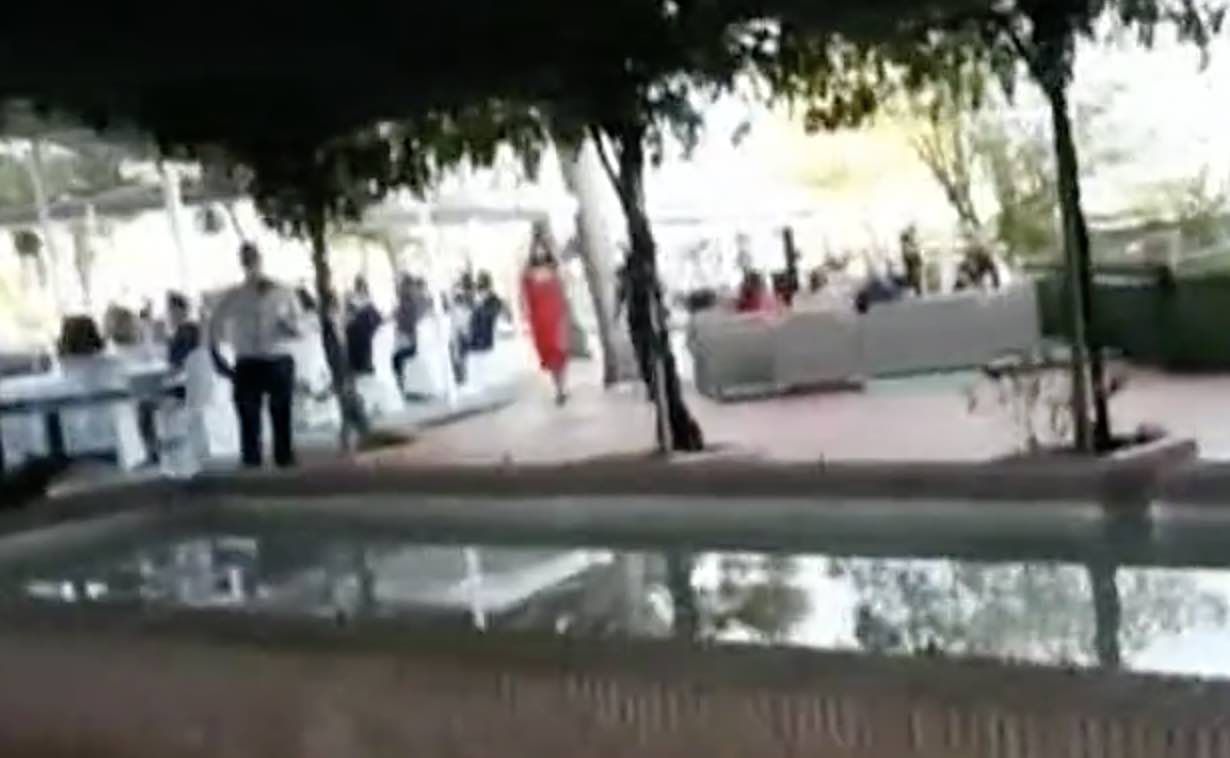 Imágenes del bautizo en un cortijo en Granada. POLICÍA LOCAL GRANADA