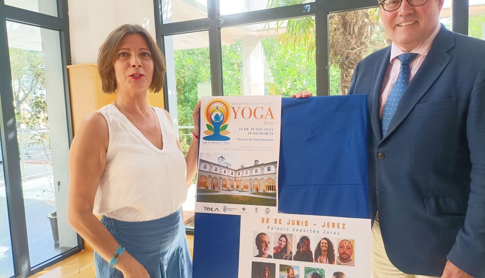 Presentación de los eventos de yoga.