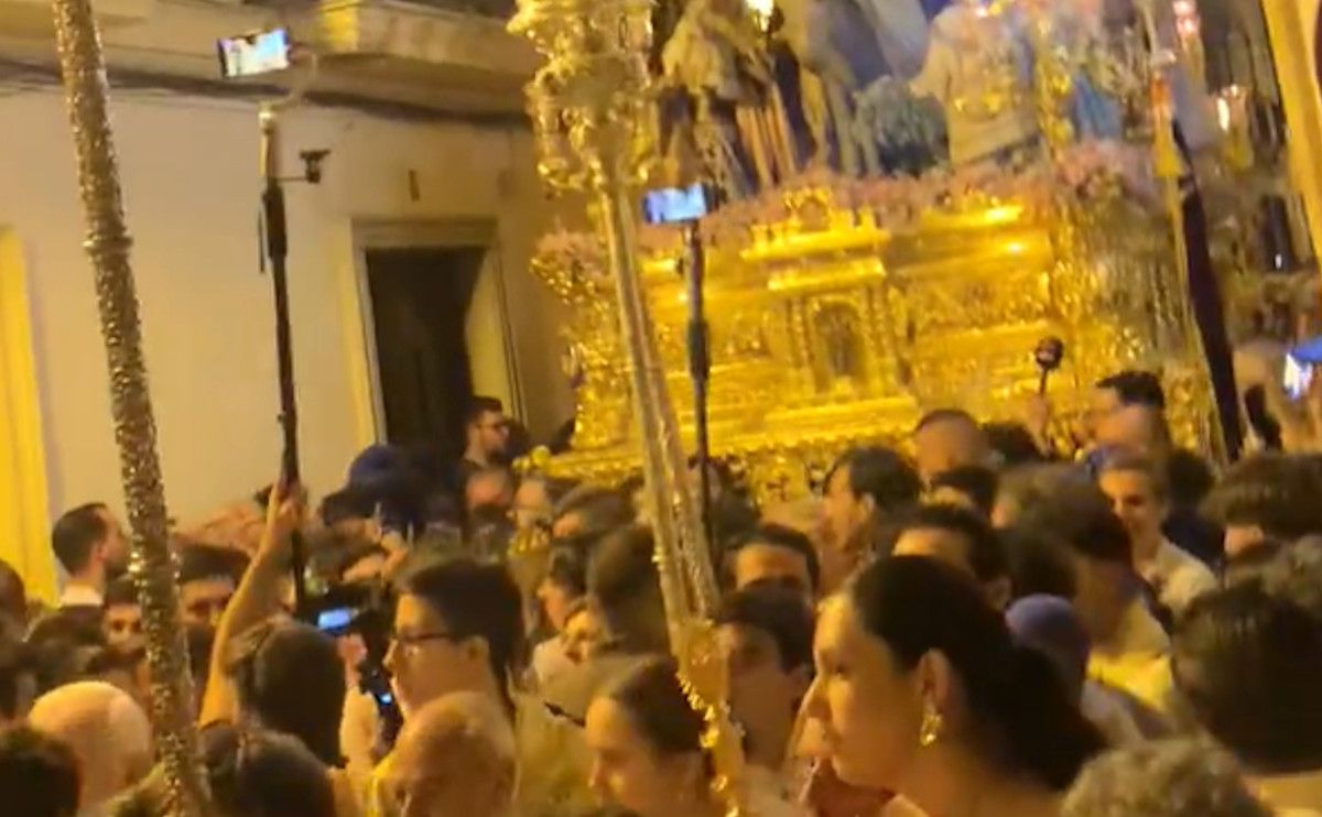 Celebración de los 75 años de la Hermandad de La Borriquita en Jerez.