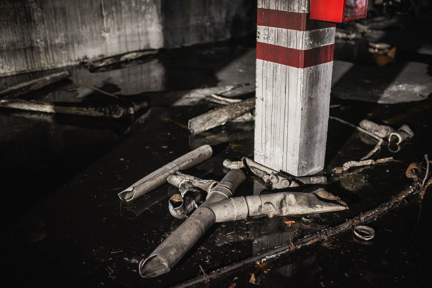Las secuelas del incendio de Pino Montano, en imágenes.