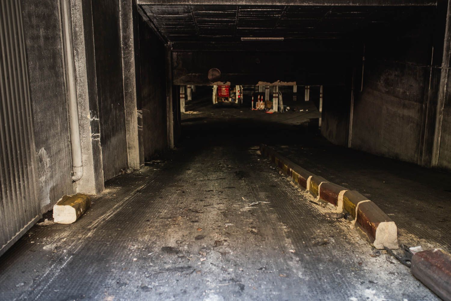 Las secuelas del incendio de Pino Montano, en imágenes.