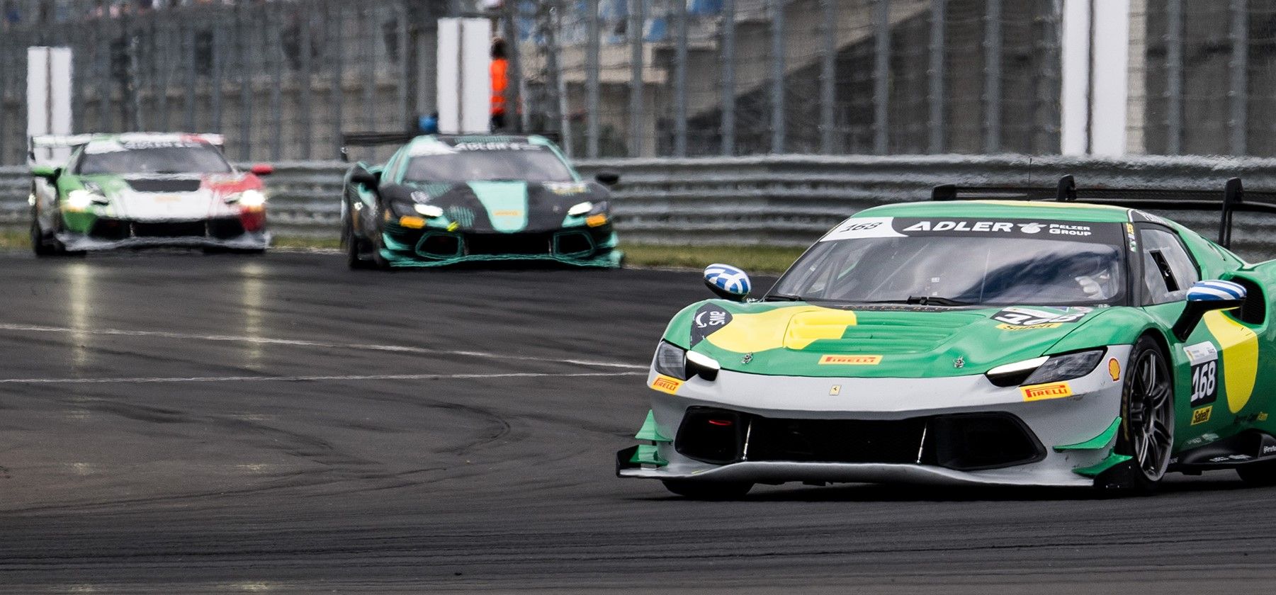 Una prueba de la 'challenge' de los ferraris, que se celebrará en Jerez.