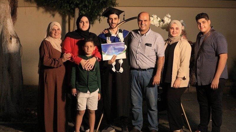 Ahmad y su familia.