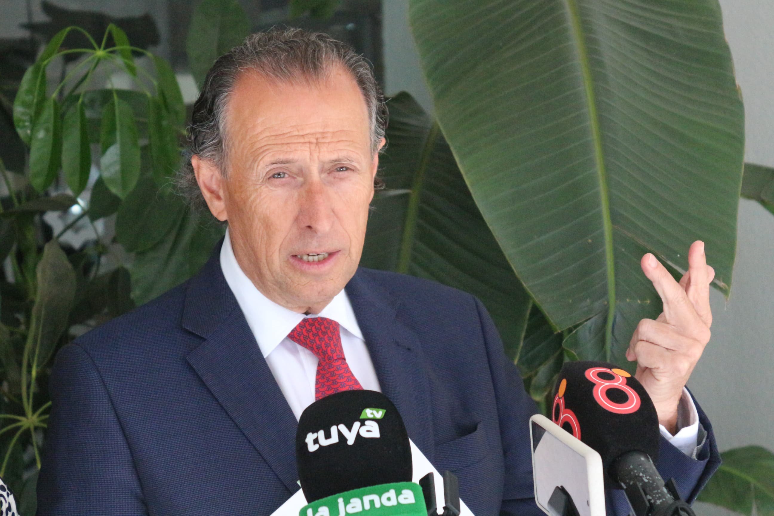 El alcalde de Chiclana, José María Román. El alcalde de Chiclana, José María Román.