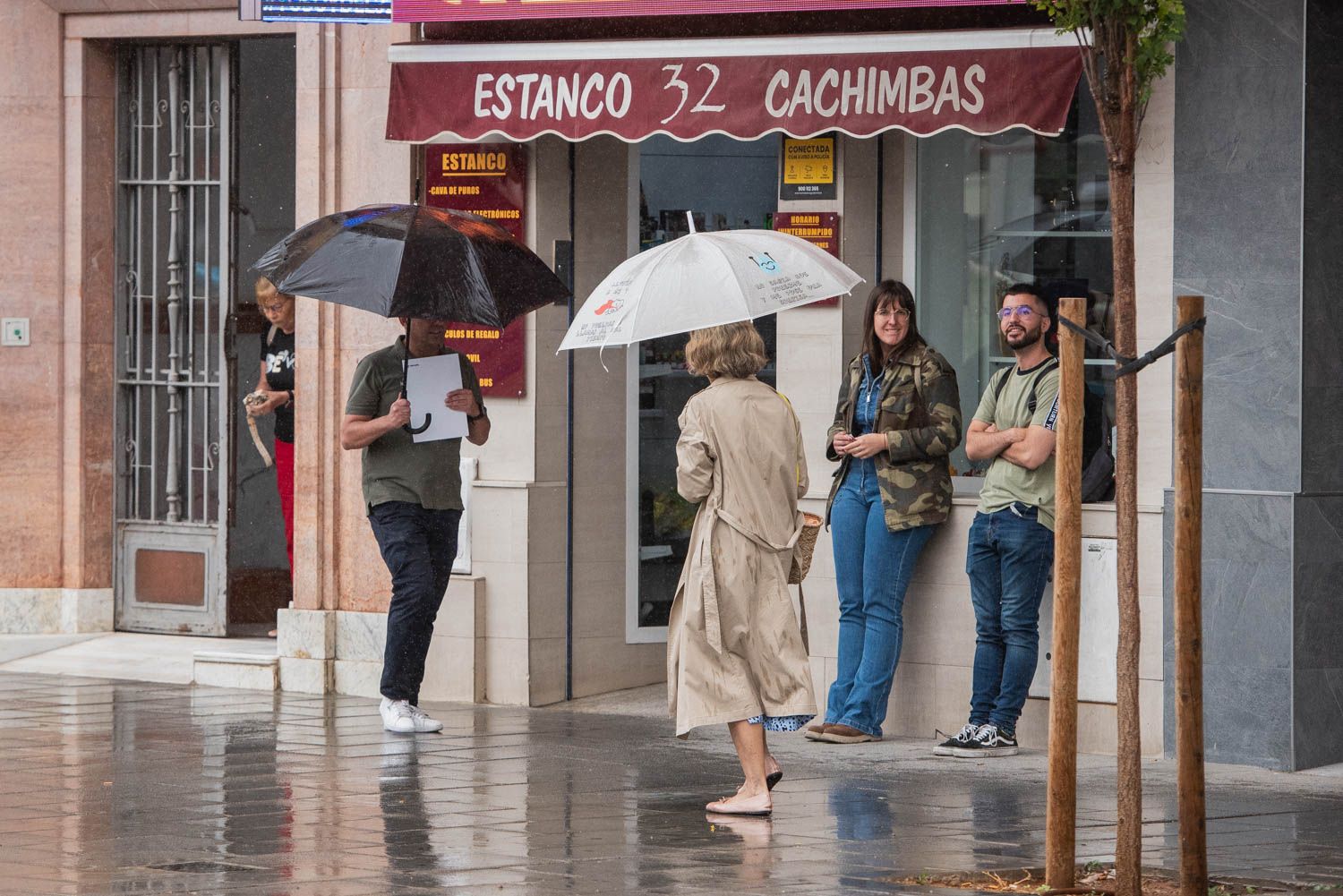 Un día de lluvia el pasado mes de junio en Sevilla. Un día de lluvia el pasado mes de junio en Sevilla.