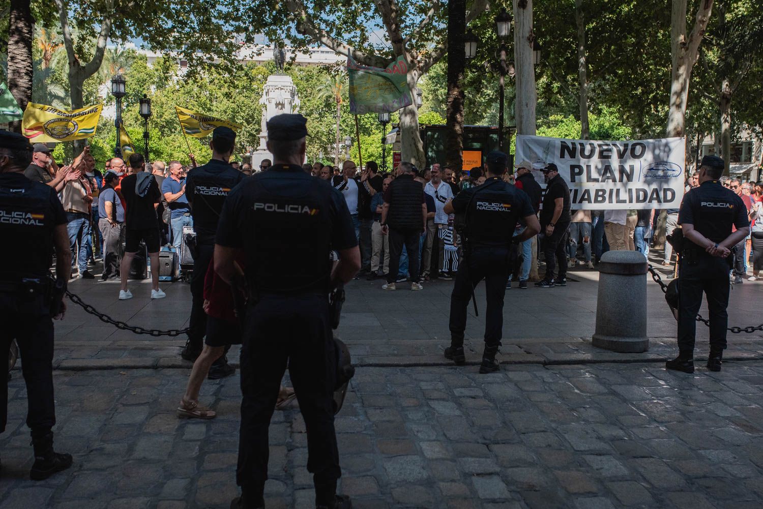 PROTESTA MANIFESTACION TAXI AYUNTAMIENTO SEVILLA 7